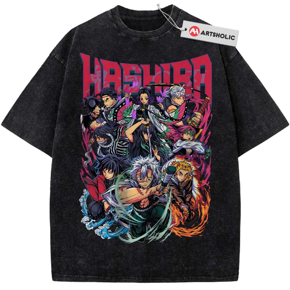 Hashira Shirt, Demon Slayer Shirt, Anime Shirt, Vintage T-Shirt
