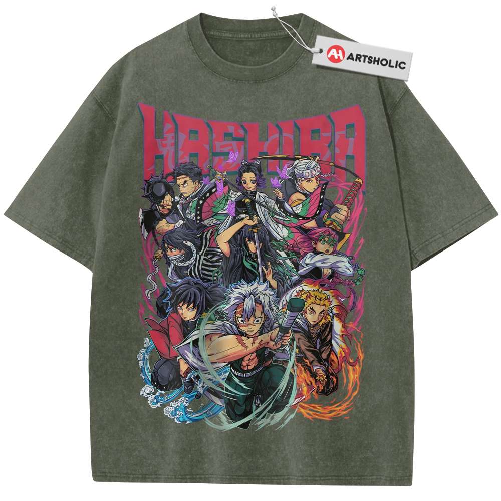 Alternative view of Hashira Shirt, Demon Slayer Shirt, Anime Shirt, Vintage T-Shirt