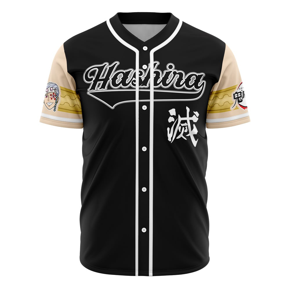 Hashira Tengen Uzui Demon Slayer Custom Baseball Jersey - Otaku Hall