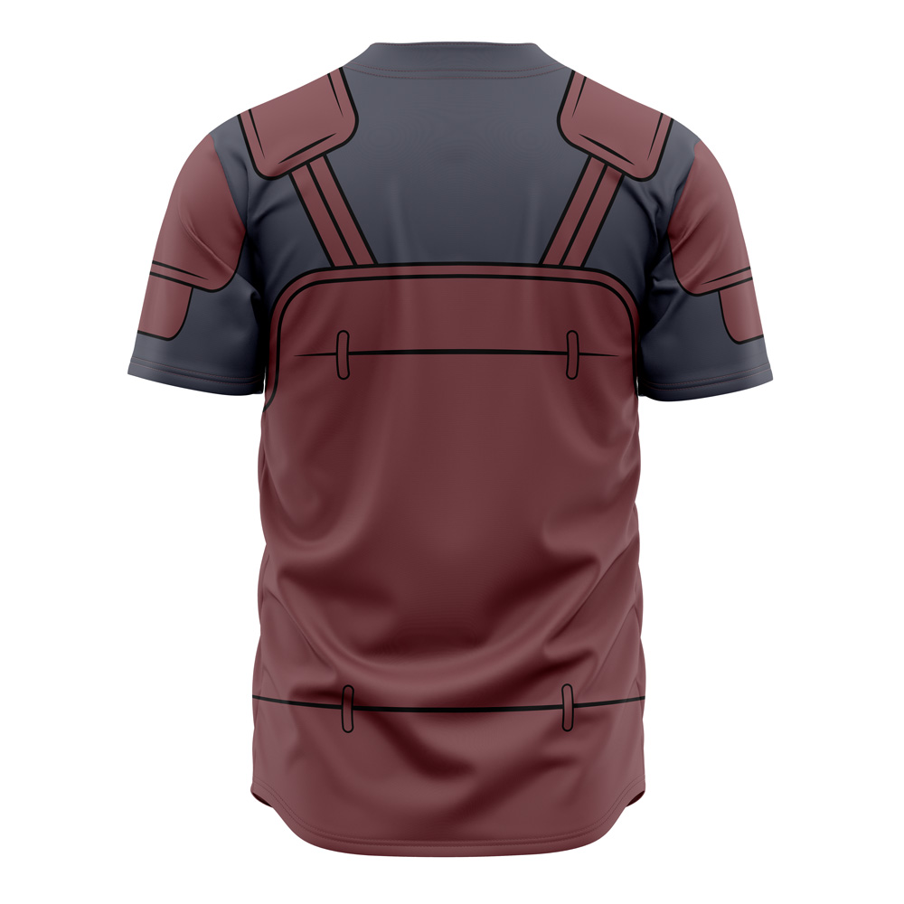 Alternative view of Hashirama Senju Shippuden No Piping Baseball Jersey