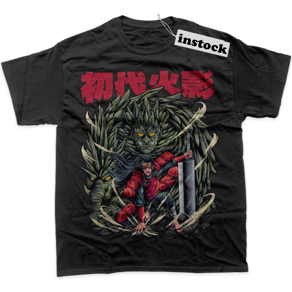 Hashirama Senju Shirt, Naruto Shirt, Anime Shirt, Graphic Tee