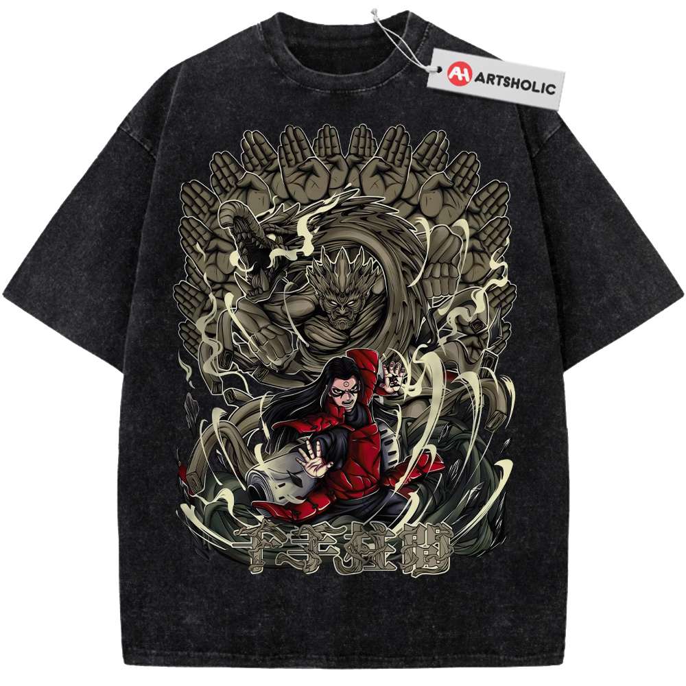 Alternative view of Hashirama Senju Shirt, Naruto Shirt, Anime Shirt, Vintage T-Shirt
