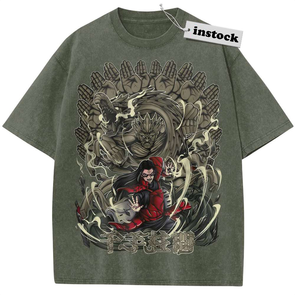 Hashirama Senju Shirt, Naruto Shirt, Anime Shirt, Vintage T-Shirt