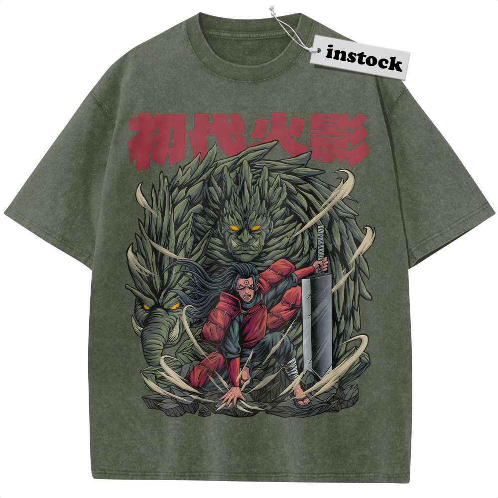 Hashirama Senju Shirt, Naruto Shirt, Anime Shirt, Vintage Tee