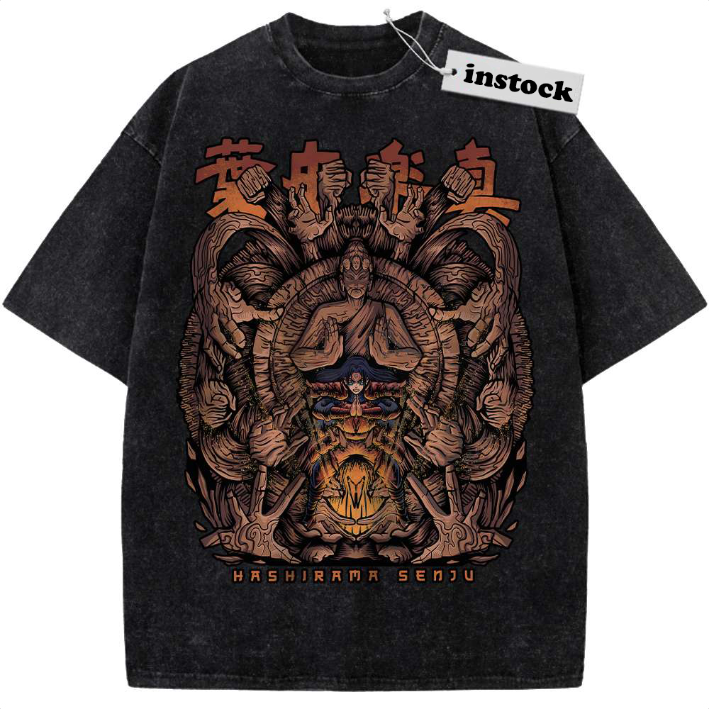 Hashirama Senju Shirt, Naruto Shirt, Anime Shirt, Vintage Tee