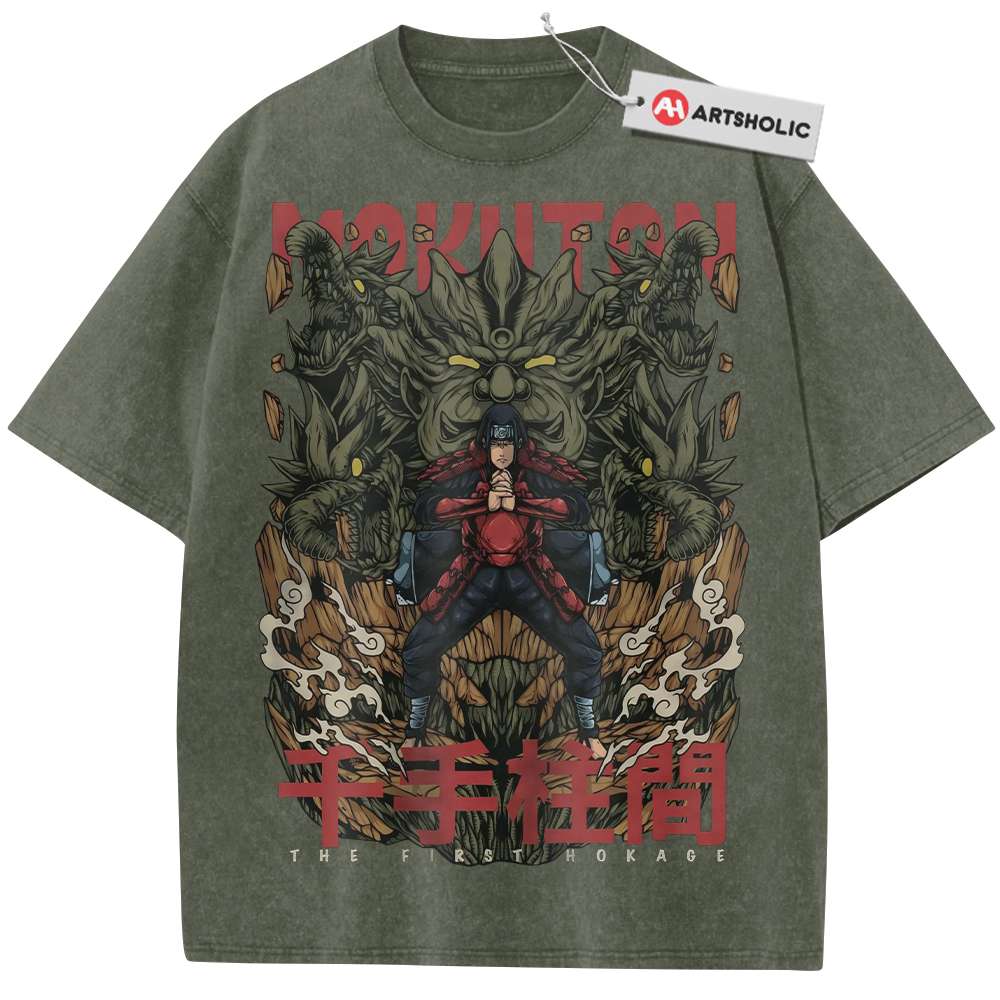 Hashirama Senju Shirt, Naruto Shirt, Anime Shirt, Vintage Tee