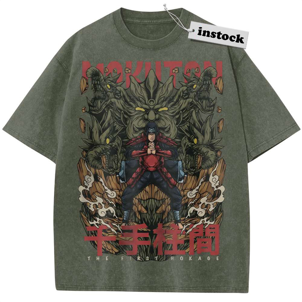 Hashirama Senju Shirt, Naruto Shirt, Anime Shirt, Vintage Tee