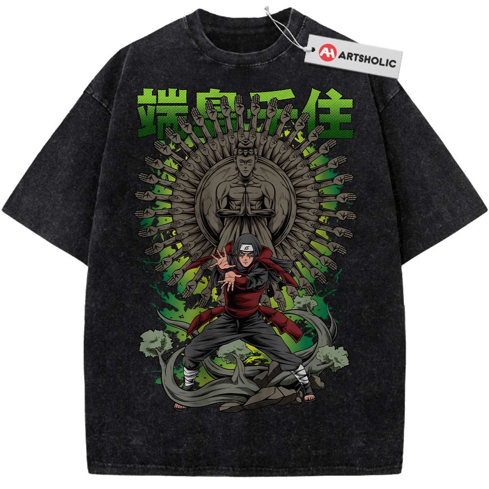 Alternative view of Hashirama Senju Shirt, Naruto Shirt, Anime Shirt, Vintage Tee