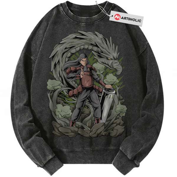 Hashirama Senju Sweatshirt, Naruto Sweatshirt, Anime Sweatshirt, Vintage Sweatshirt