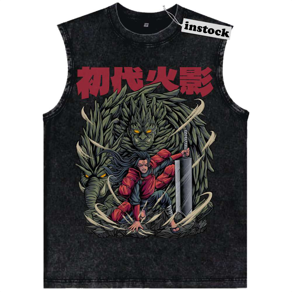 Hashirama Senju Tank Top, Naruto Tank Top, Anime Tank Top, Vintage Tank Top