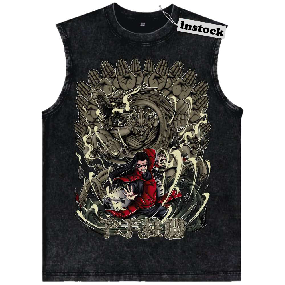 Hashirama Senju Tank Top, Naruto Tank Top, Anime Tank Top, Vintage Tank Top