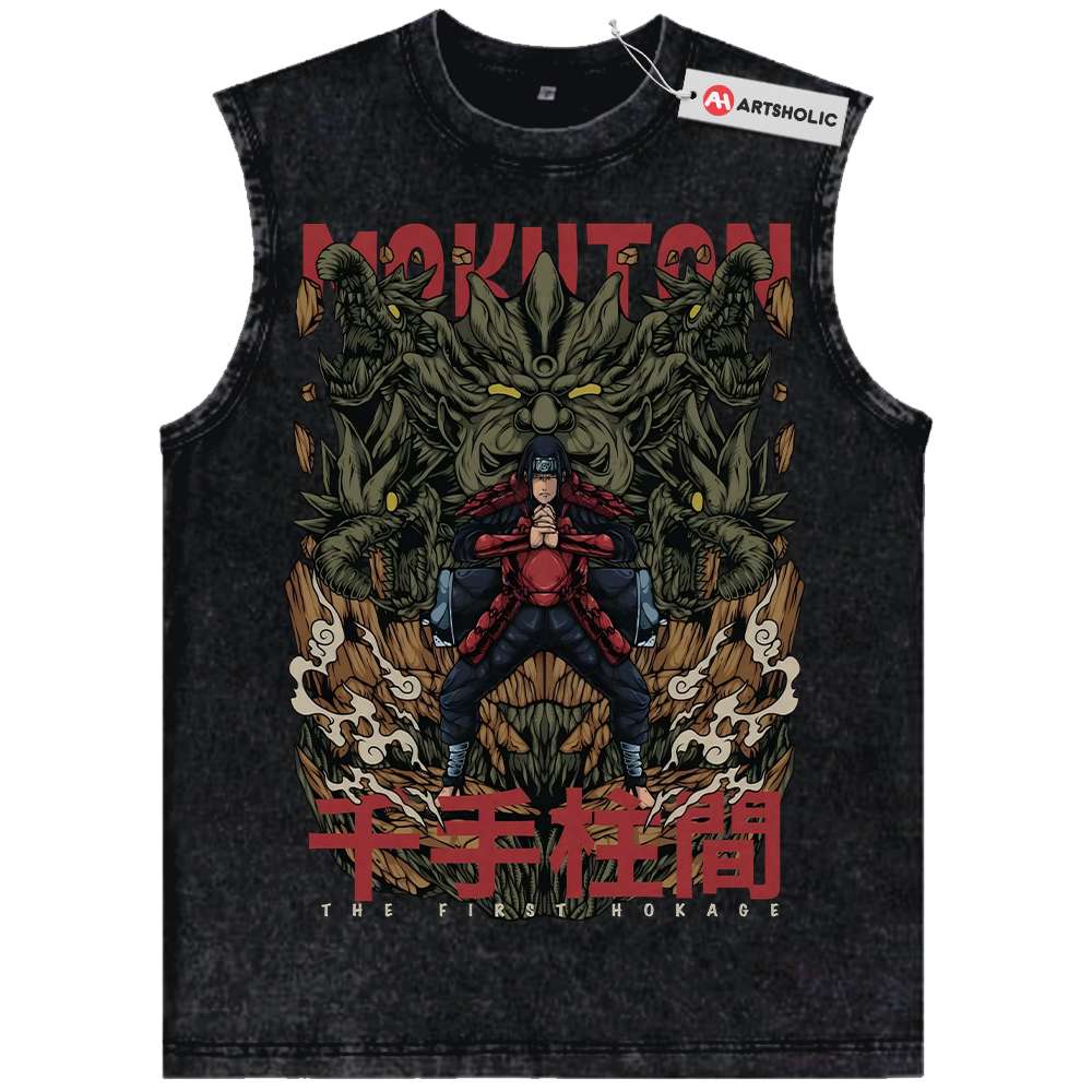 Hashirama Senju Tank Top, Naruto Tank Top, Anime Tank Top, Vintage Tank Top