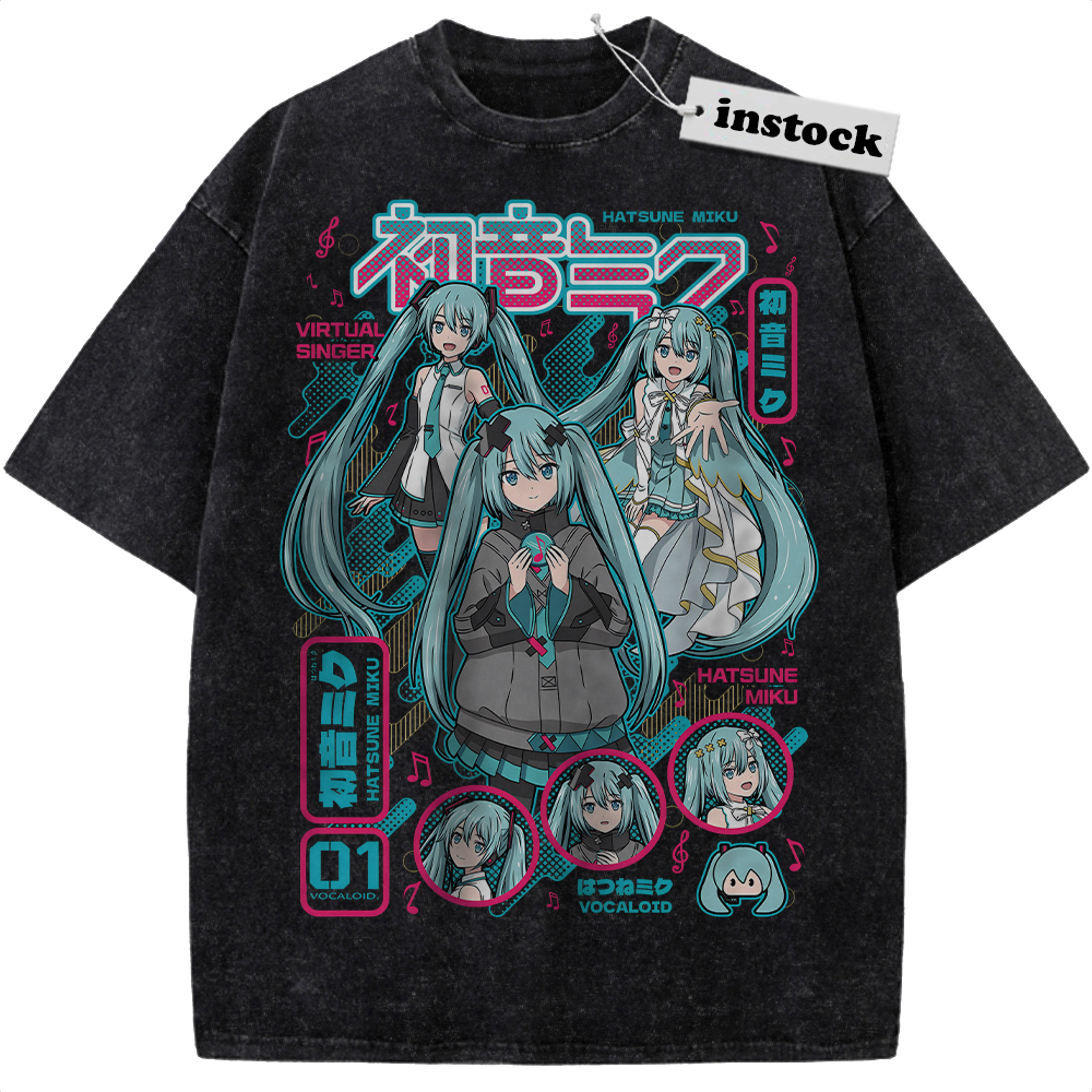 Hatsune Miku Shirt, Anime Shirt, Vintage Tee