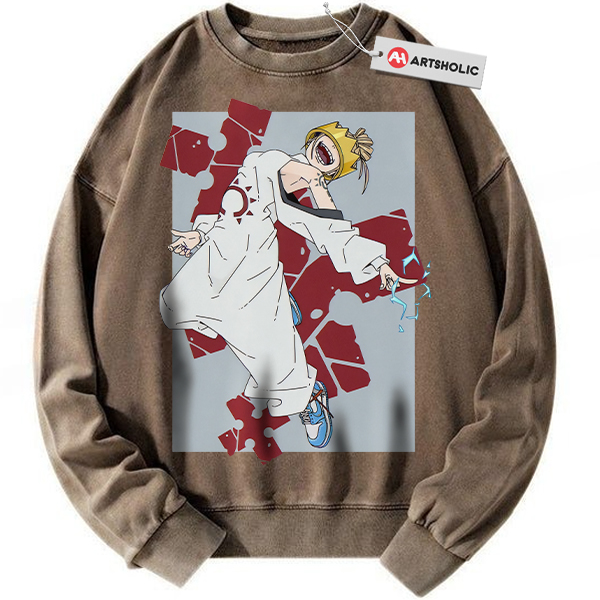 Alternative view of Haumea Sweatshirt, Fire Force Sweatshirt, Anime Sweatshirt, Vintage Sweatshirt