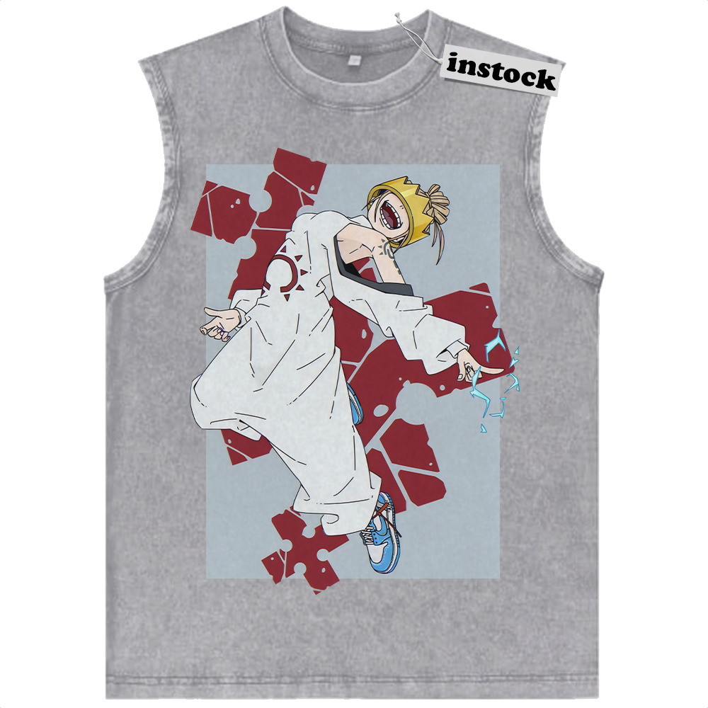 Haumea Tank Top, Fire Force Tank Top, Anime Tank Top, Vintage Tank Top
