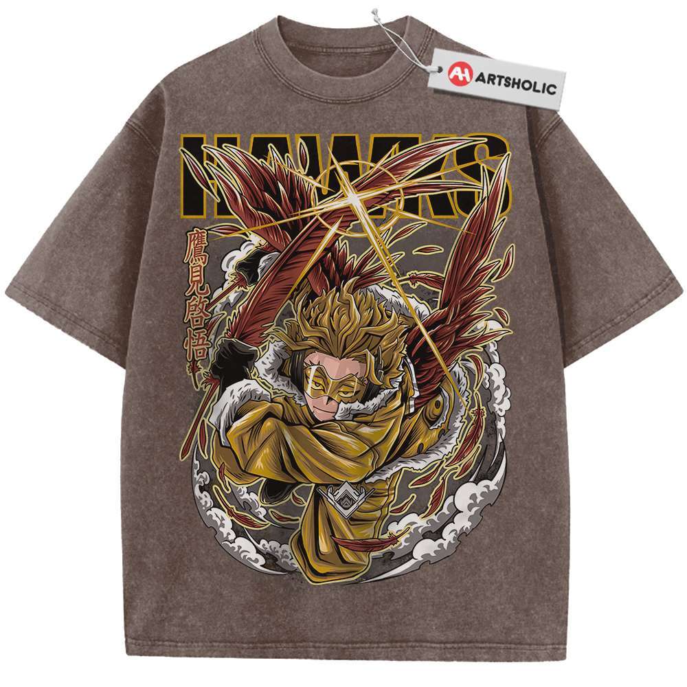 Hawks Shirt, Keigo Takami Shirt, MHA Shirt, Anime Shirt, Vintage T-Shirt