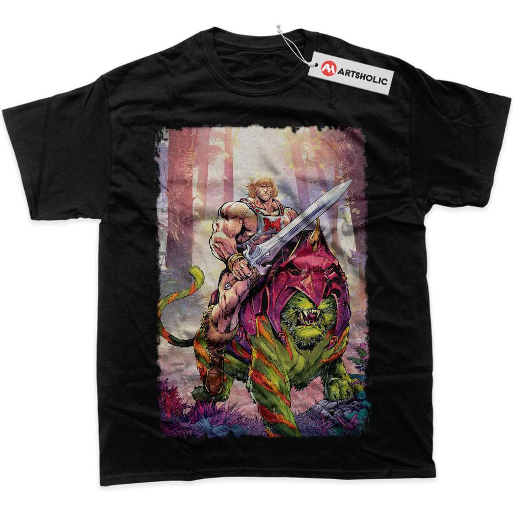 Alternative view of He-Man Shirt, Masters of the Universe Shirt, Animated Shirt, Graphic Tee