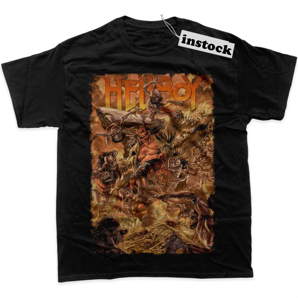 Hellboy Shirt, Movie Shirt, Graphic Tee