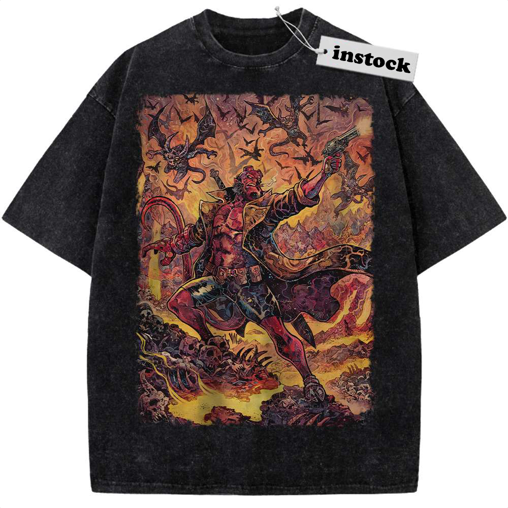 Hellboy Shirt, Movie Shirt, Vintage Tee