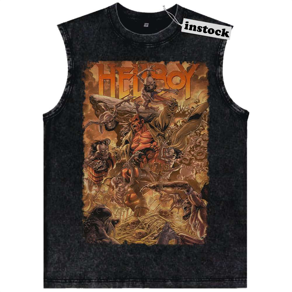 Hellboy Tank Top, Movie Tank Top, Vintage Tank Top