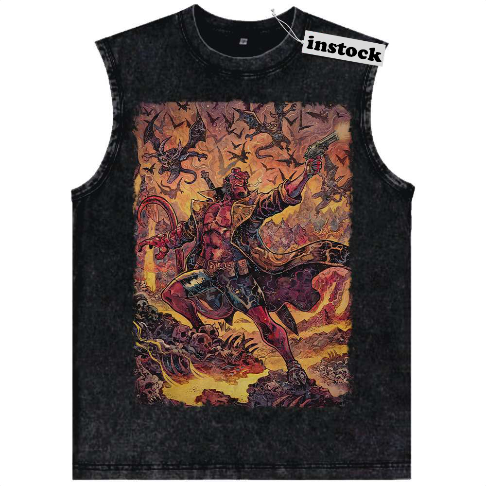 Hellboy Tank Top, Movie Tank Top, Vintage Tank Top