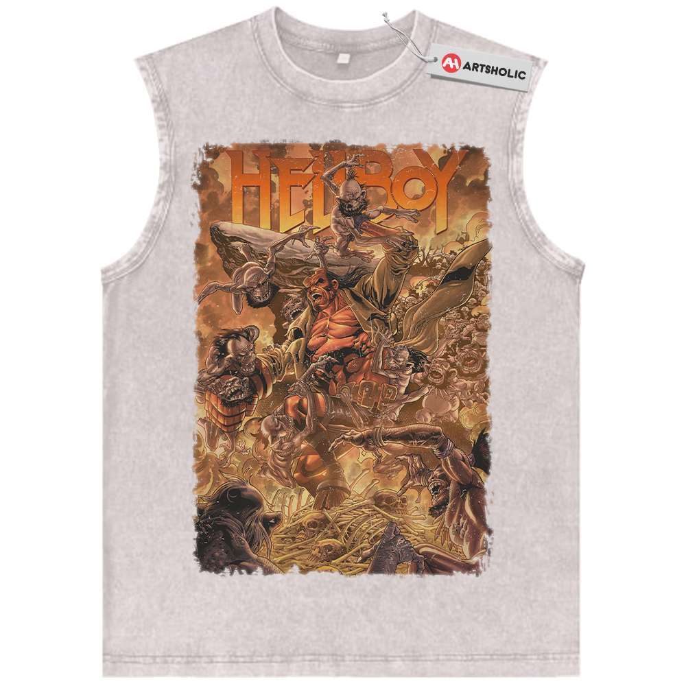 Alternative view of Hellboy Tank Top, Movie Tank Top, Vintage Tank Top