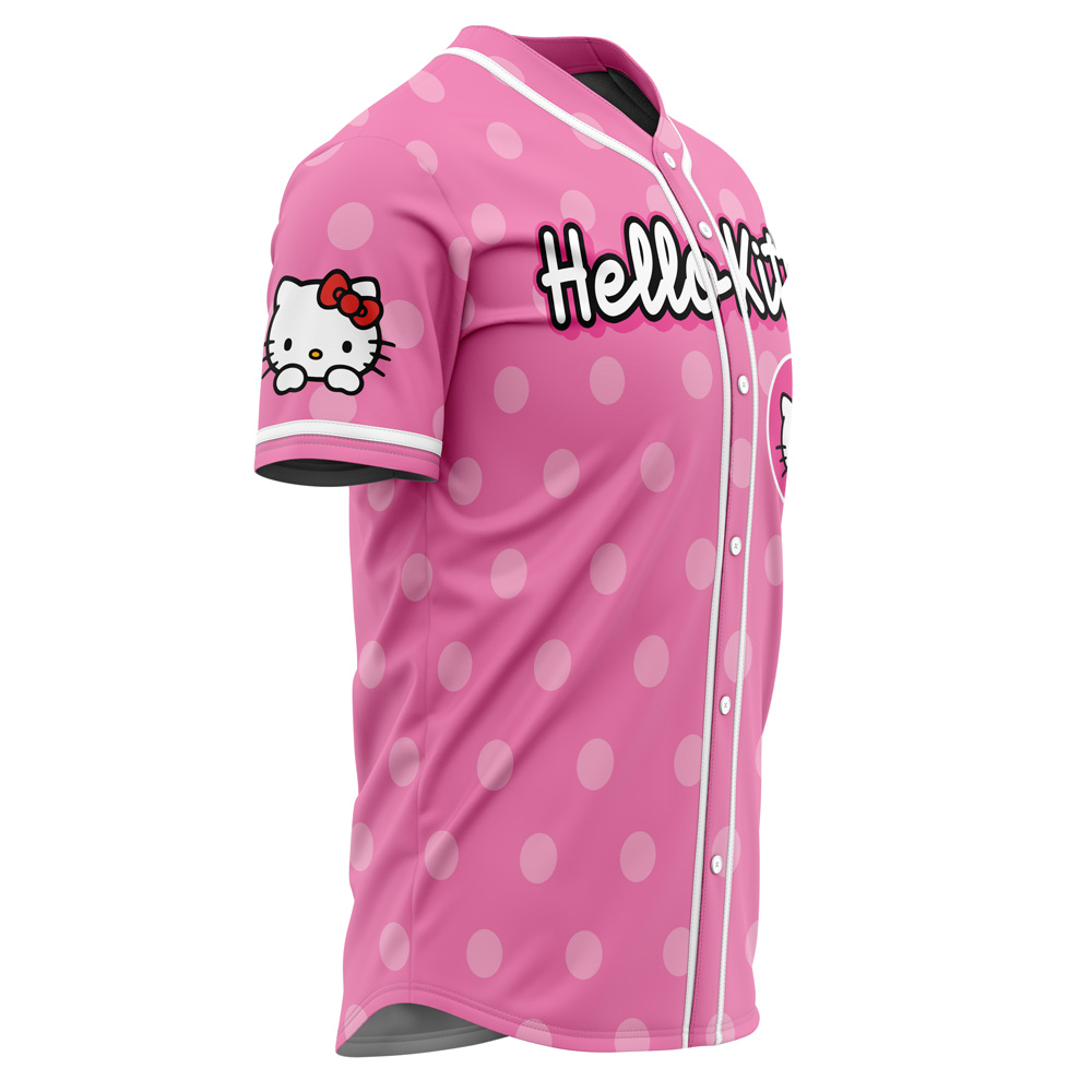 Alternative view of Hello Kitty Sanrio Custom Baseball Jersey - Otaku Hall