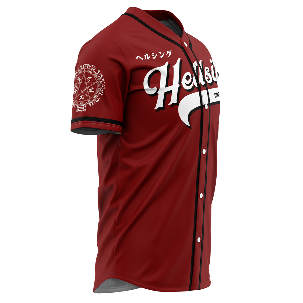 Alternative view of Hellsing Organization Hellsing Custom Baseball Jersey - Otaku Hall