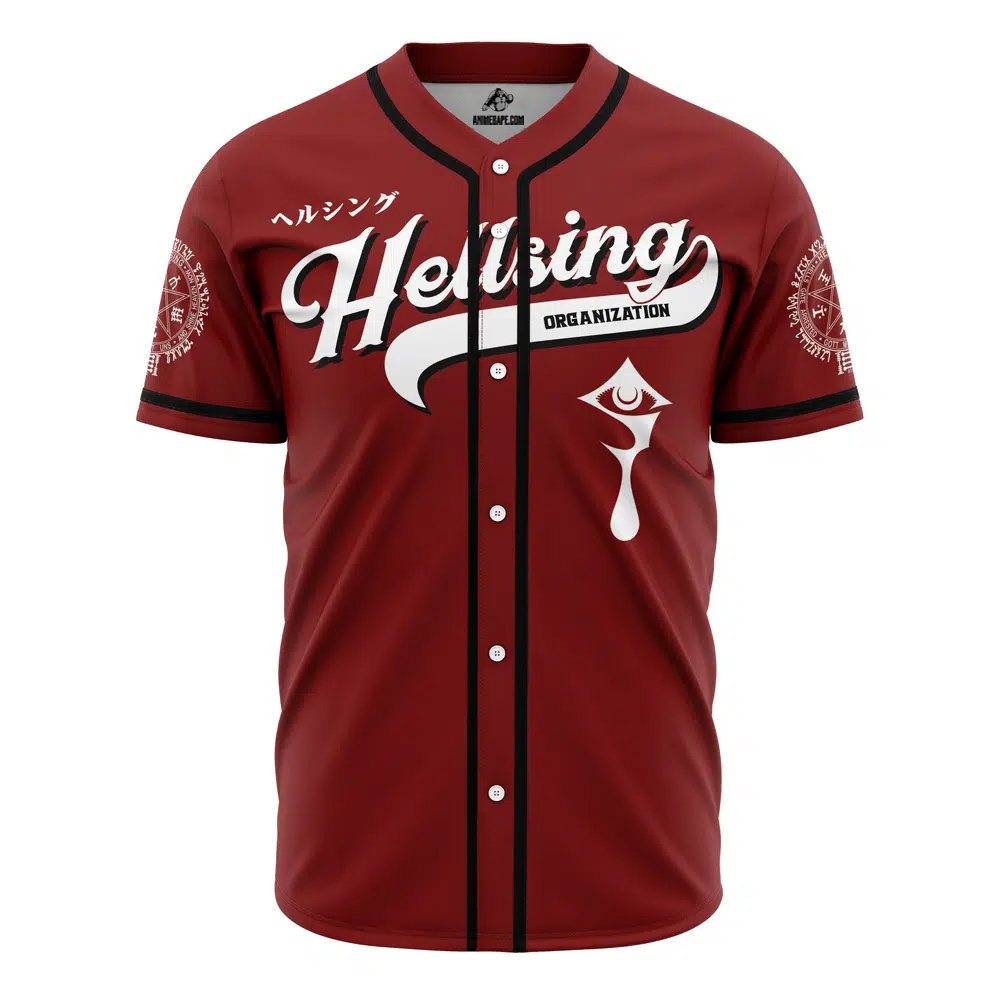Hellsing Organization Hellsing Custom Baseball Jersey - Otaku Hall
