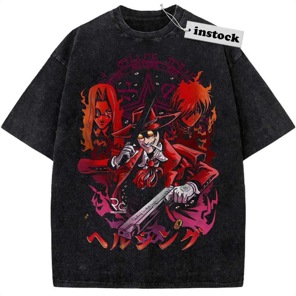 Hellsing Shirt, Anime Shirt, Vintage T-Shirt