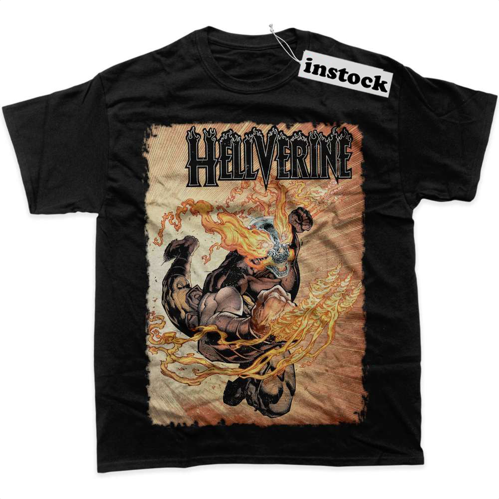Hellverine Shirt, Marvel Comics Shirt, Graphic Tee