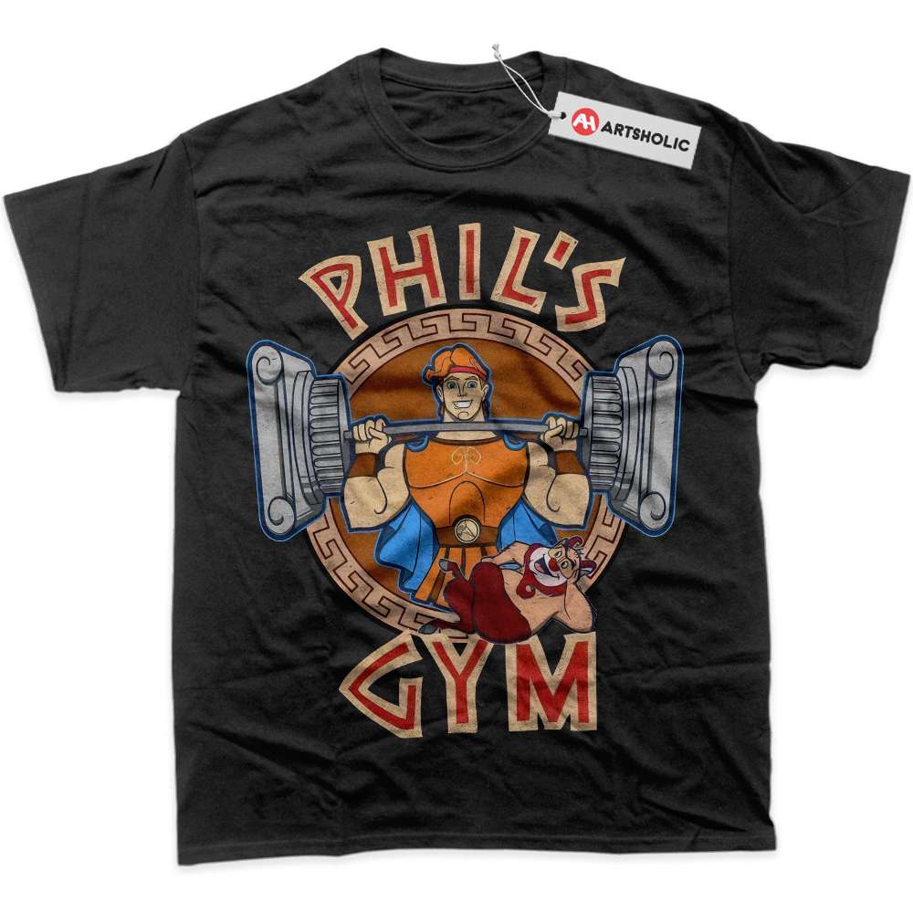Alternative view of Hercules Shirt, Gym Shirt, Animated Shirt, Graphic T-Shirt