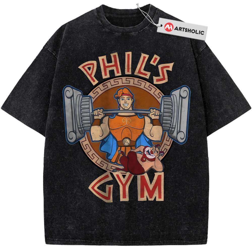 Alternative view of Hercules Shirt, Gym Shirt, Animated Shirt, Vintage T-Shirt