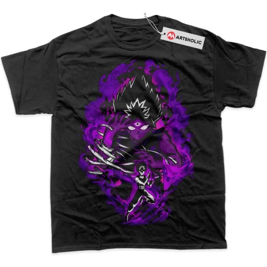 Alternative view of Hiei Shirt, YuYu Hakusho Shirt, Anime Shirt, Graphic T-Shirt
