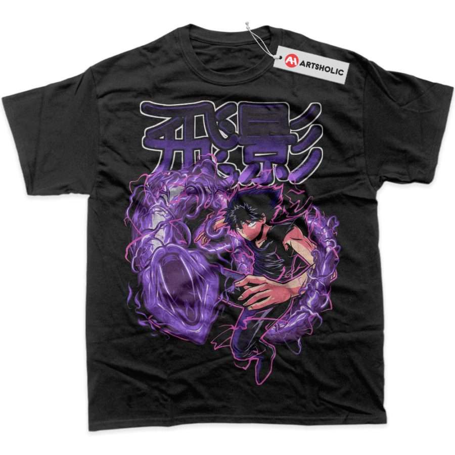 Alternative view of Hiei Shirt, YuYu Hakusho Shirt, Anime Shirt, Graphic T-Shirt
