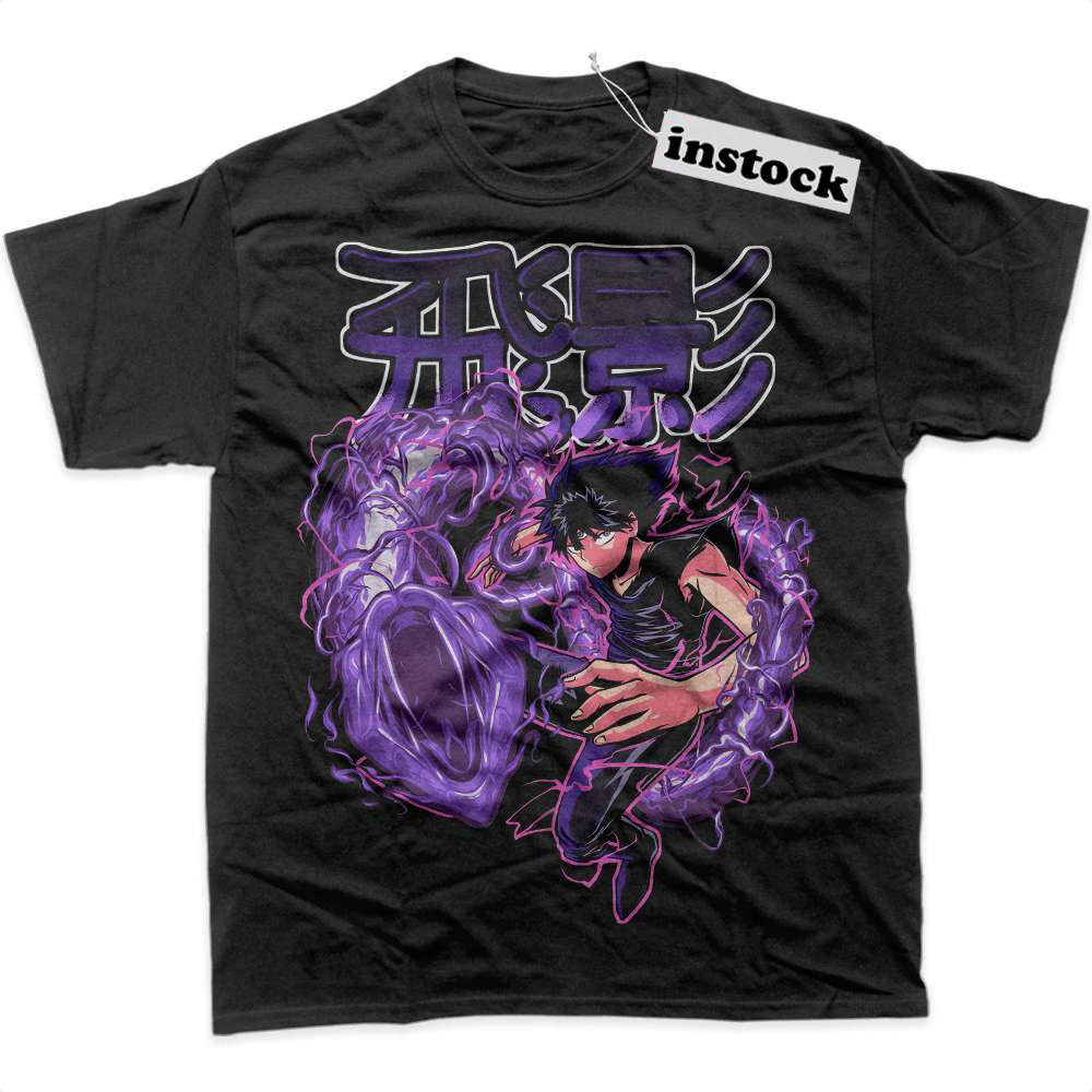 Hiei Shirt, YuYu Hakusho Shirt, Anime Shirt, Graphic T-Shirt
