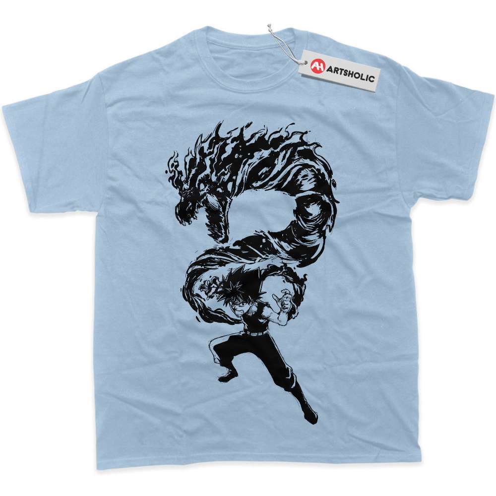 Alternative view of Hiei Shirt, YuYu Hakusho Shirt, Anime Shirt, Graphic Tee