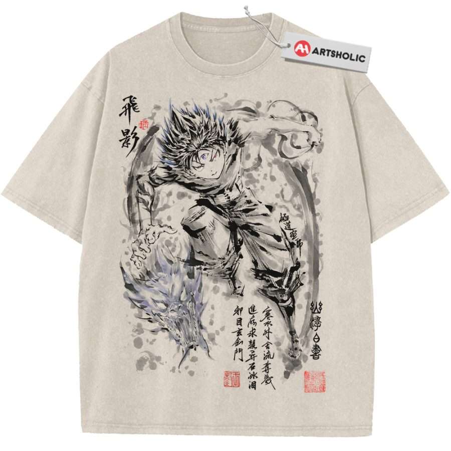 Alternative view of Hiei Shirt, YuYu Hakusho Shirt, Anime Shirt, Vintage Tee