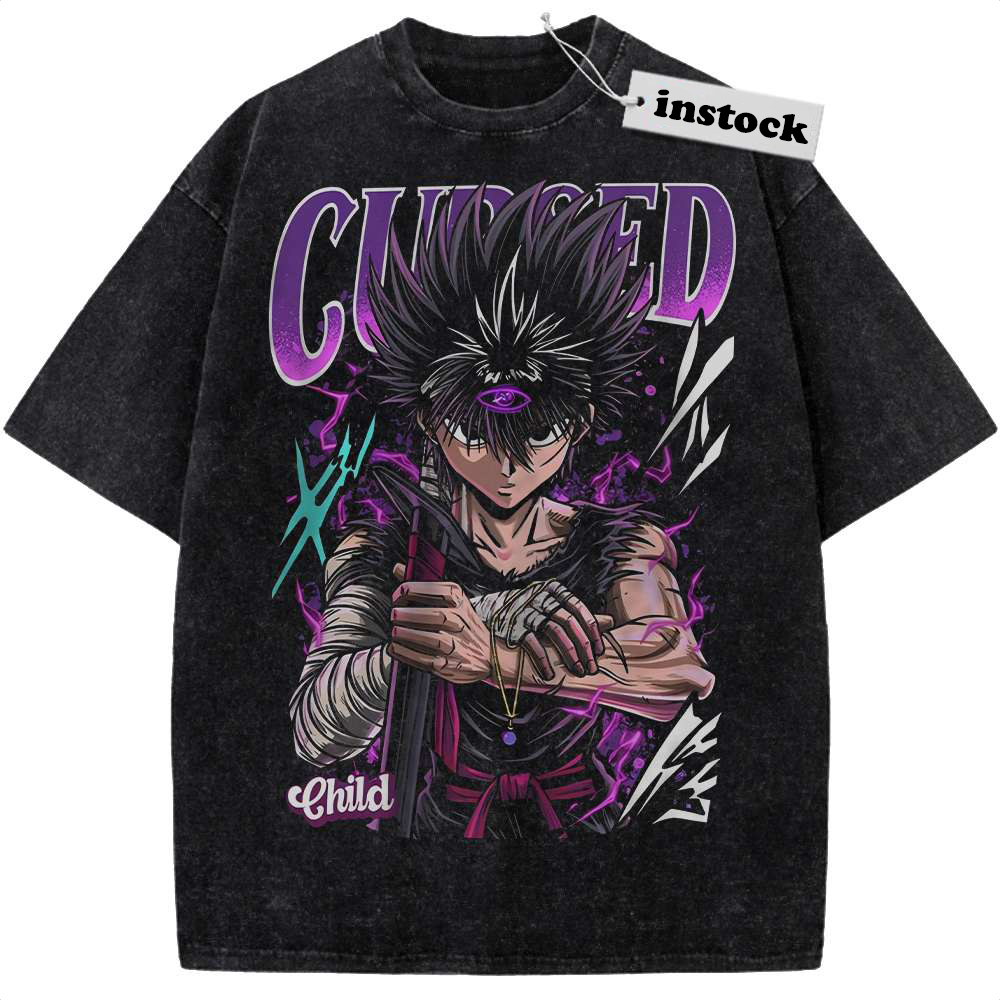 Hiei Shirt, YuYu Hakusho Shirt, Anime Shirt, Vintage Tee