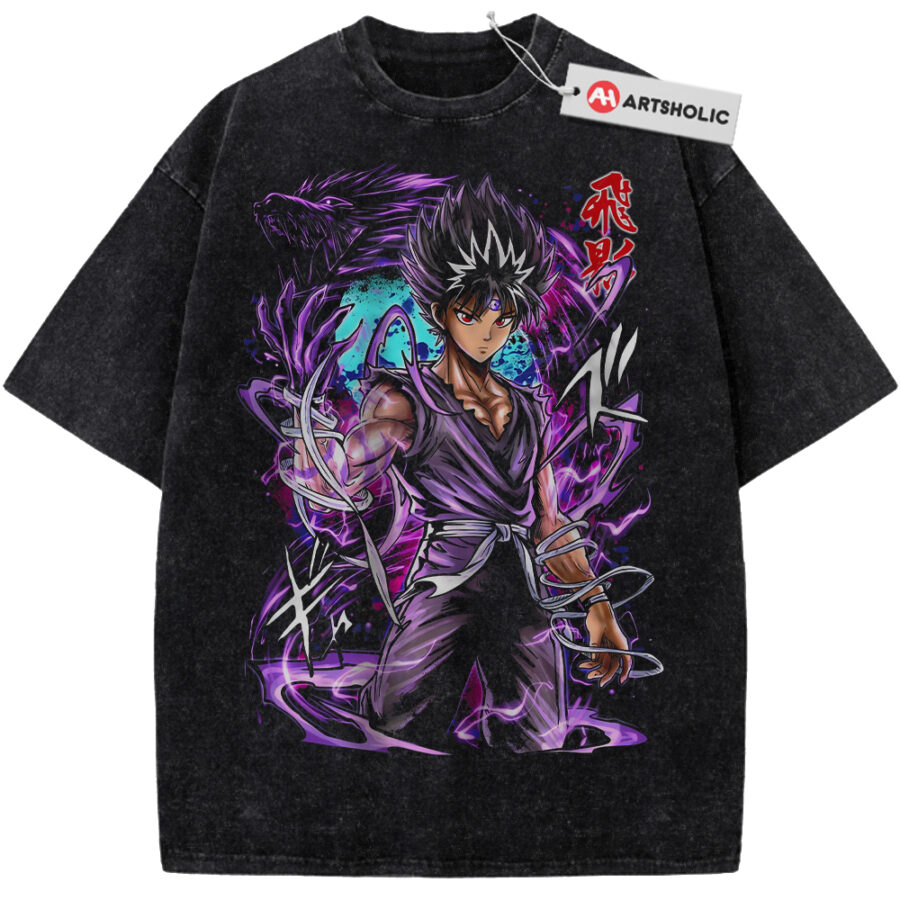 Alternative view of Hiei Shirt, YuYu Hakusho Shirt, Anime Shirt, Vintage Tee