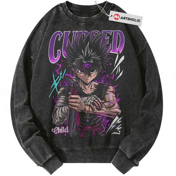 Hiei Sweatshirt, YuYu Hakusho Sweatshirt, Anime Sweatshirt, Vintage Sweater
