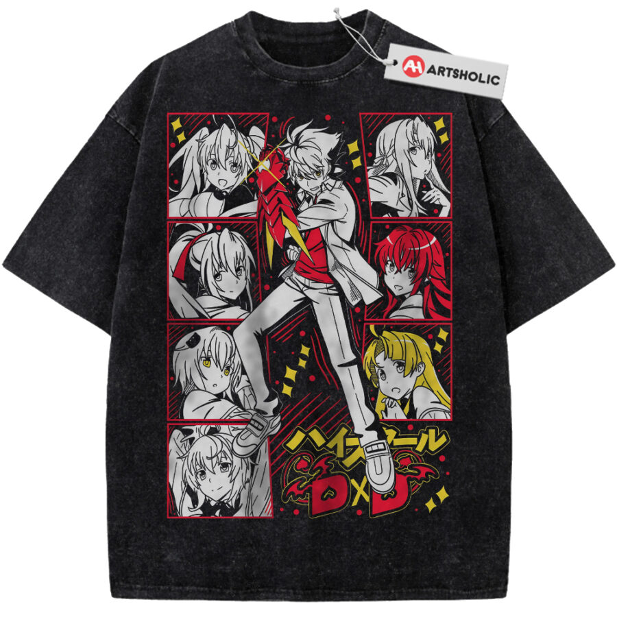 Alternative view of High School DxD Shirt, Anime Shirt, Vintage Tee