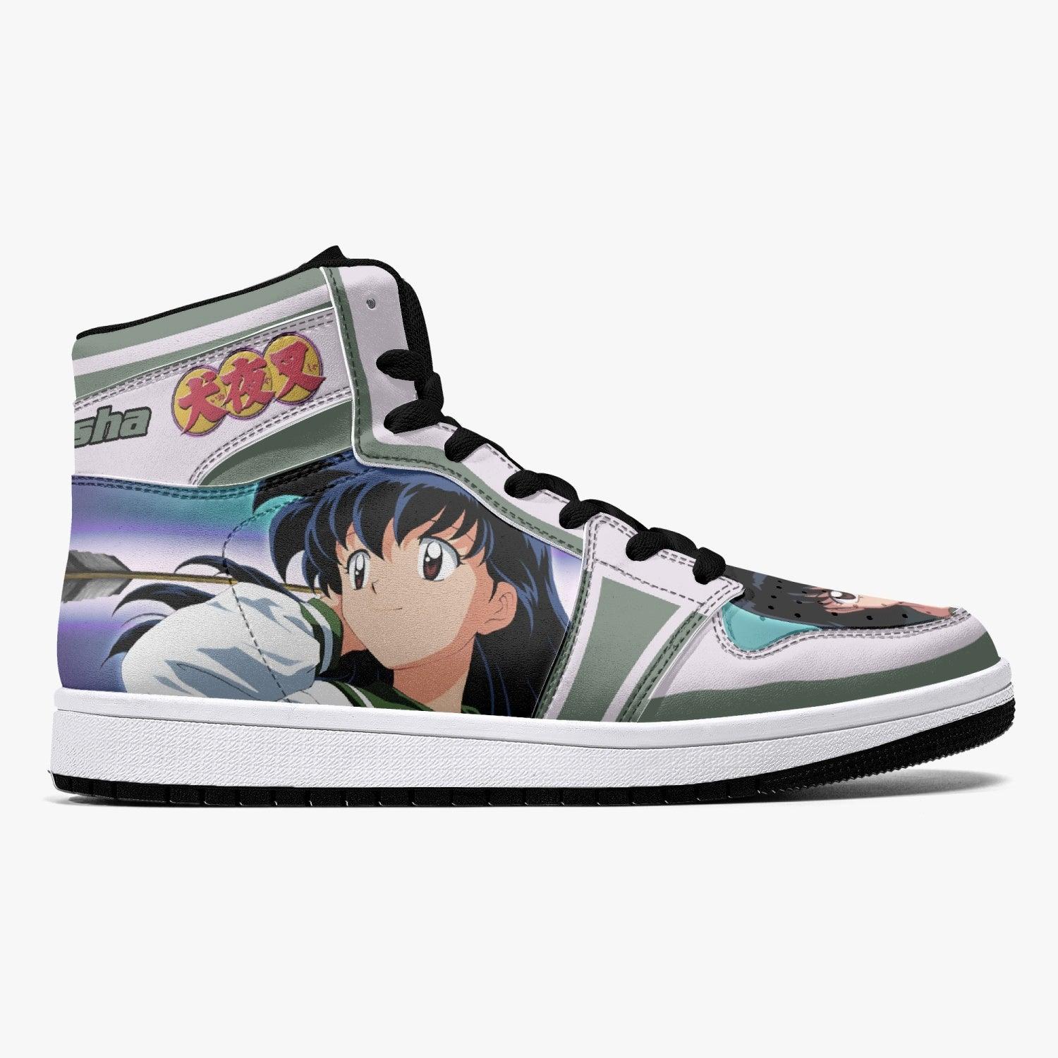 Higurashi Kagome Dog Yaksha Custom Sneaker Mid 1 Basketball Shoes - Otaku Hall