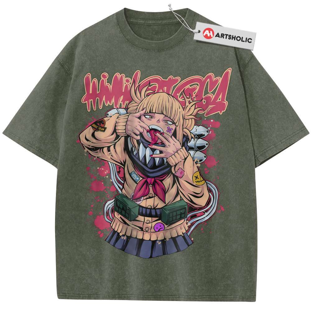 Alternative view of Himiko Toga Shirt, MHA Shirt, Anime Shirt, Vintage T-Shirt