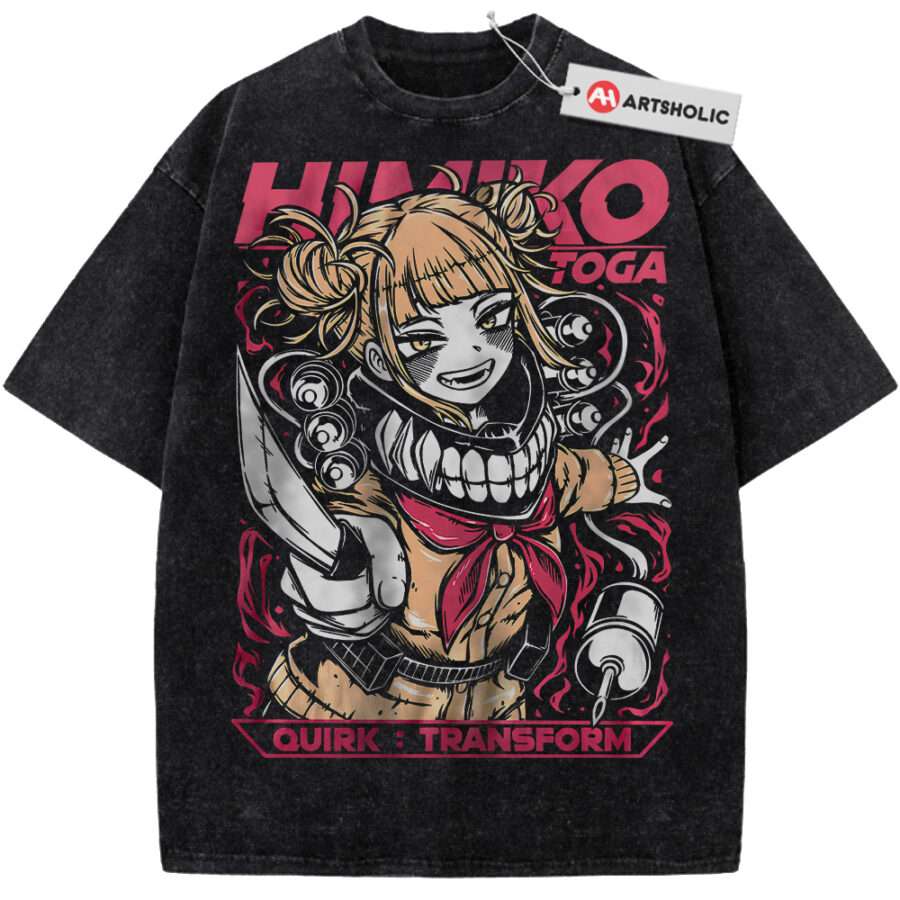 Alternative view of Himiko Toga Shirt, MHA Shirt, Anime Shirt, Vintage Tee