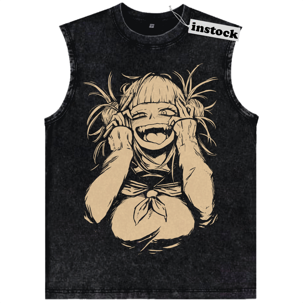 Himiko Toga Tank Top, MHA Tank Top, Anime Tank Top, Vintage Tank Top