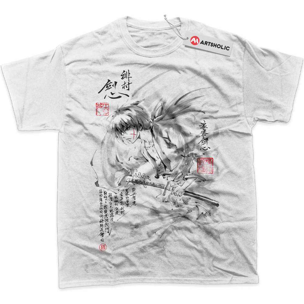 Himura Kenshin Shirt, Rurouni Kenshin Shirt, Anime Shirt, Graphic T-Shirt
