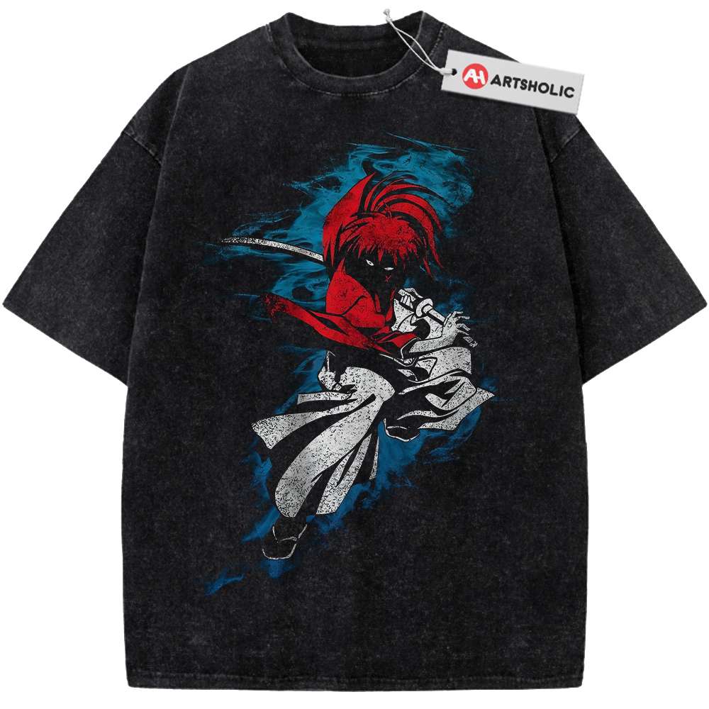 Himura Kenshin Shirt, Rurouni Kenshin Shirt, Anime Shirt, Vintage T-Shirt