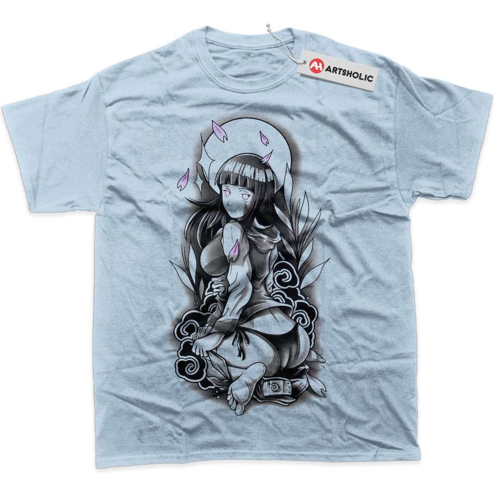 Alternative view of Hinata Hyuga Shirt, Naruto Shirt, Anime Shirt, Graphic Tee