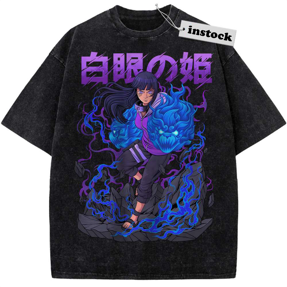 Hinata Hyuga Shirt, Naruto Shirt, Anime Shirt, Vintage T-Shirt
